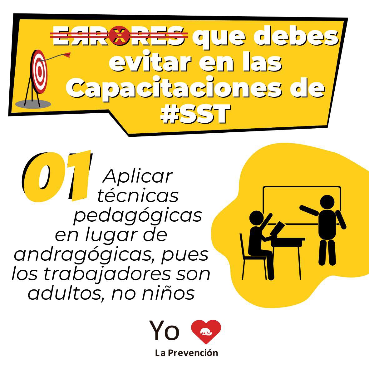 LudoPrevencion's tweet photo. ¿Has cometido alguno de estos 4 errores en tus capacitaciones de Seguridad y Salud en el Trabajo?
¿Qué otro error has visto que se cometen en las capacitaciones de SST?

#PrevenciónPorConvicción
#SSOMA
#SeguridadySaludenelTrabajo
#CulturadeProducciónSegura https://t.co/qljnWew8px