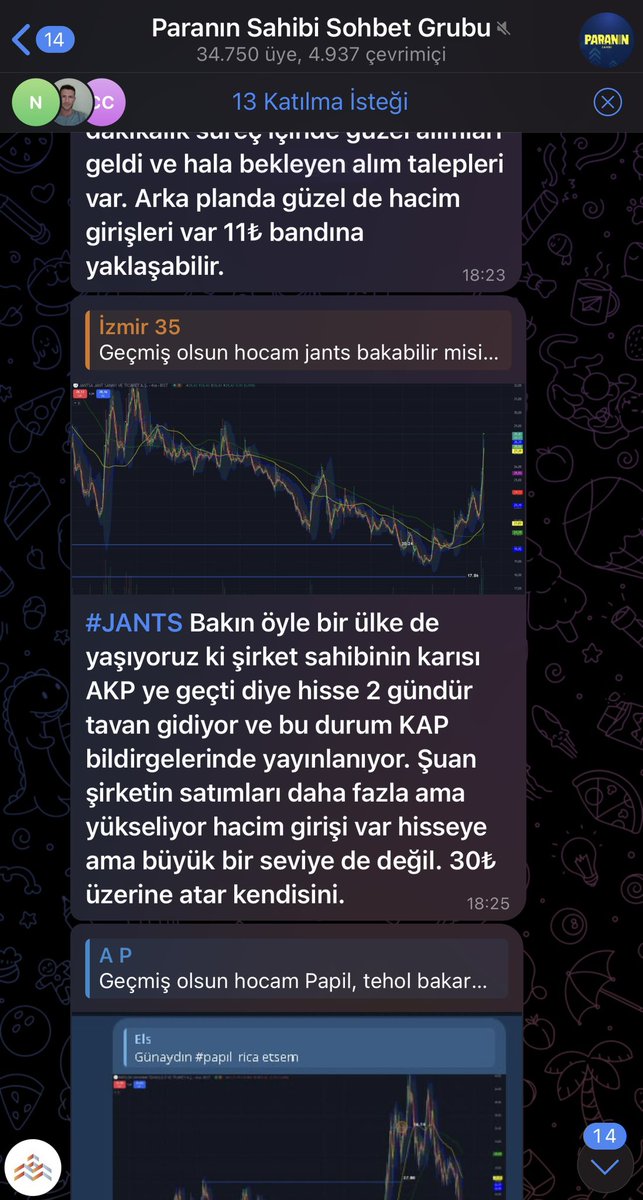 #JANTS TAM İSABET. 🎯🔥

Daha önce hisse de 30₺ üzerine kendisini atar demiştik. Hisse sonrasında 31₺ bandından geri döndü ve arka arkaya düşüşleri devam ediyor. Yukarıdakilerin dokunuşu bu kadar işte. Hisse 24₺ altına inecektir kısa da . ‼️

Siz de bizimle birlikte ilerlemek