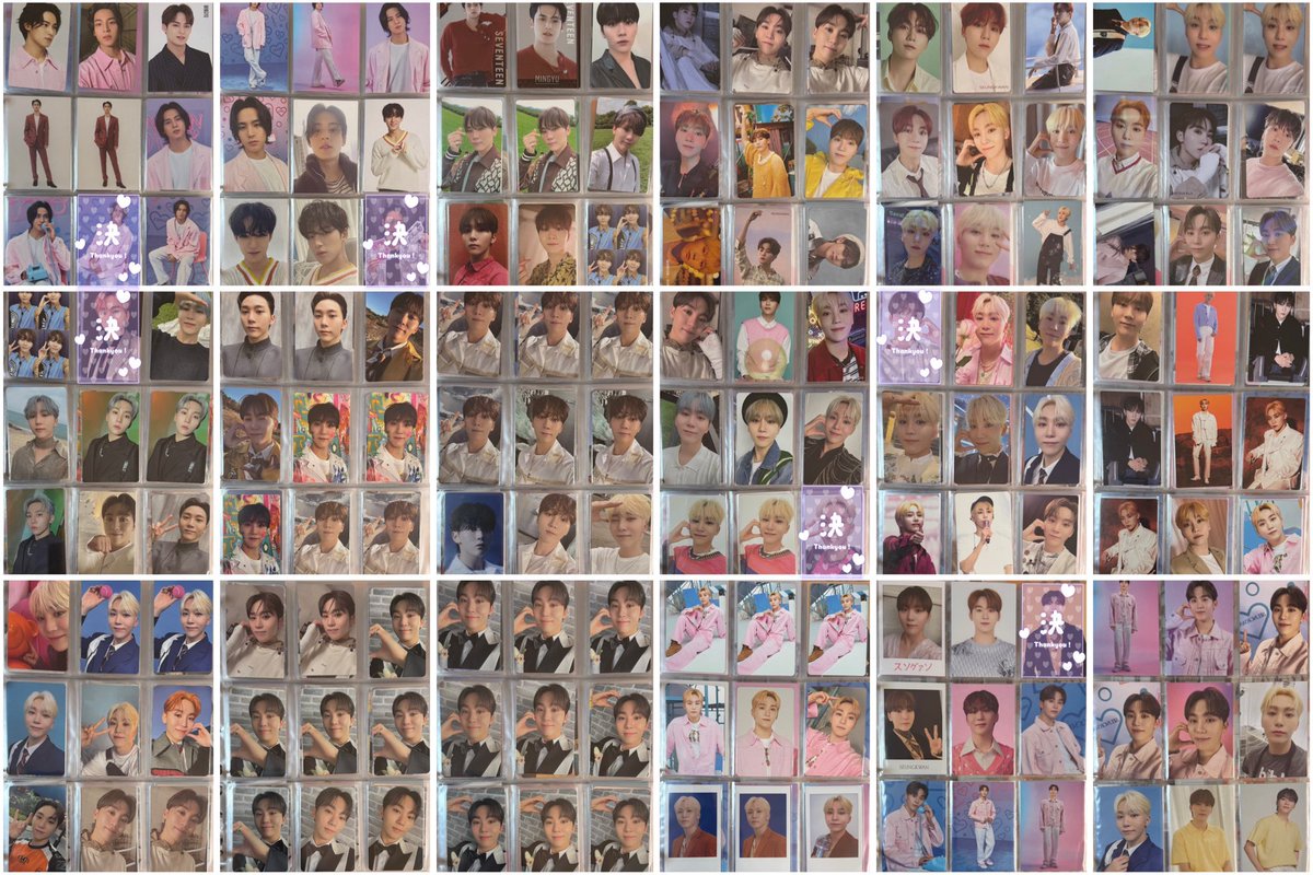 Oiil2O's tweet photo. SEVENTEEN セブチ トレカ 交換 買取 過去 

【譲】画像のもの 1~5枚目

【求】買取

枚数多いため初期傷等お声がけいただいた際に確認致します
通知不良のためお返事にお時間いただく場合がございます https://t.co/tT7BtV1BhQ