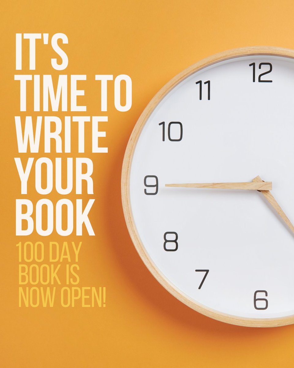 write_practice's tweet image. Most writers get stuck when going it alone. But what if you had a team cheering you on as you finish your draft?
100 Day Book starts soon—join us to write & FINISH your book in 100 days!
Cart closes 8/26
#thewritepractice #amwriting #writingcommunity
l8r.it/0kit