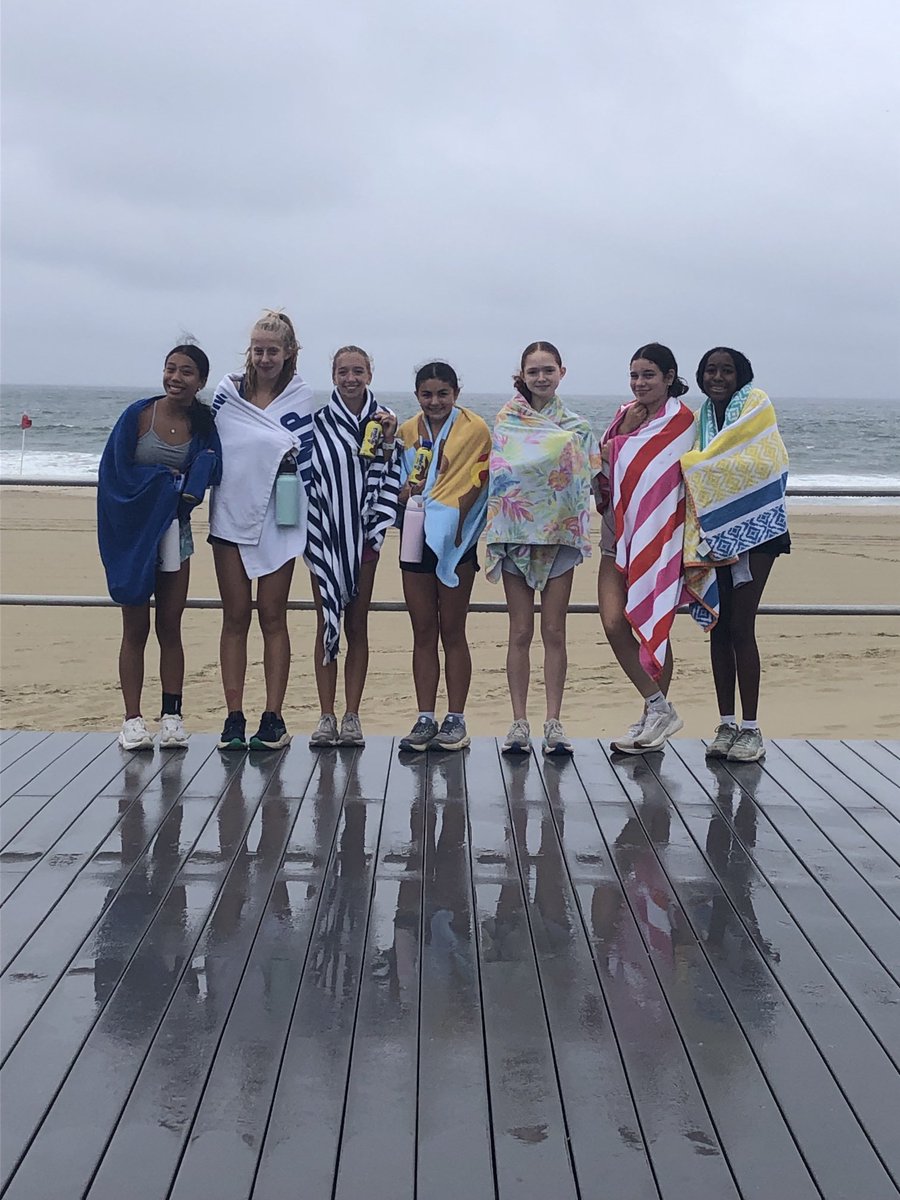 mhsxctf's tweet image. Metuchen XC preseason “camp” was on the Spring Lake & Belmar boardwalks this morning along with signs of Hurricane Erin.
Actually a beautiful run.
Creating memories and getting stronger!