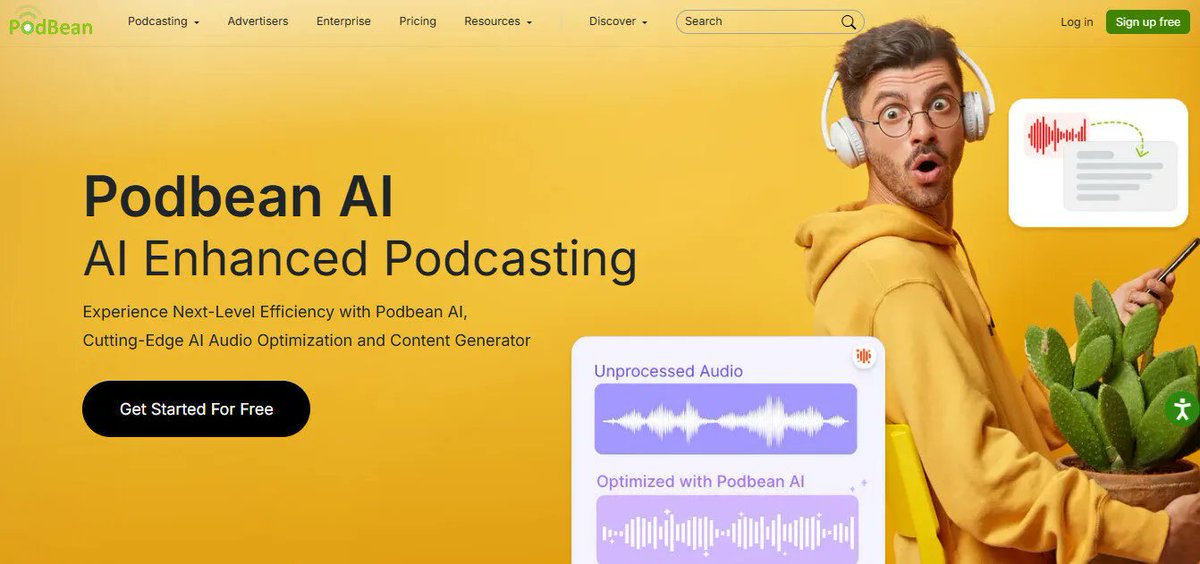 bestfreeaitools's tweet image. Podbean AI The Podcaster's Secret Weapon
Launching and growing a podcast is a truly rewarding endeavor, but it's also a process that's full of hidden work.
You can be a brill...
bestfreeaitools.io/ai-tools/podbe…
#Transcriber #AudioEditing #Summarizer