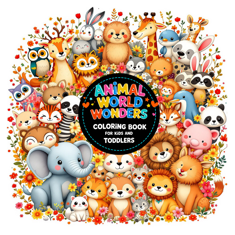 Animal World Wonders
Coloring Book for kids and toddlers Paperback – August 17, 2025
by Mr Sina Soleymani (Author), Mr Navid Faridi (Contributor)
Bring your child’s imagination to life with this fun and creative animal coloring book for kids ages 3-12. 

amazon.com/dp/B0FN37HK7Z?…