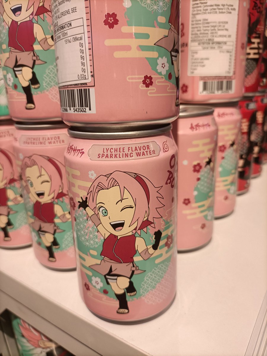 Omg I saw a cute Haru Urara drink in the store!!!!