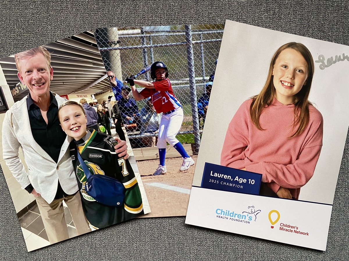 SNETCampbell's tweet photo. My friend Lauren Taylor is a star for the London Lightning softball team and a leukemia survivor. She’s also @CHFHope ‘Champion Child’. I’m so proud of you Lauren! I will cherish the autographed card! https://t.co/UdvIkPscLb
