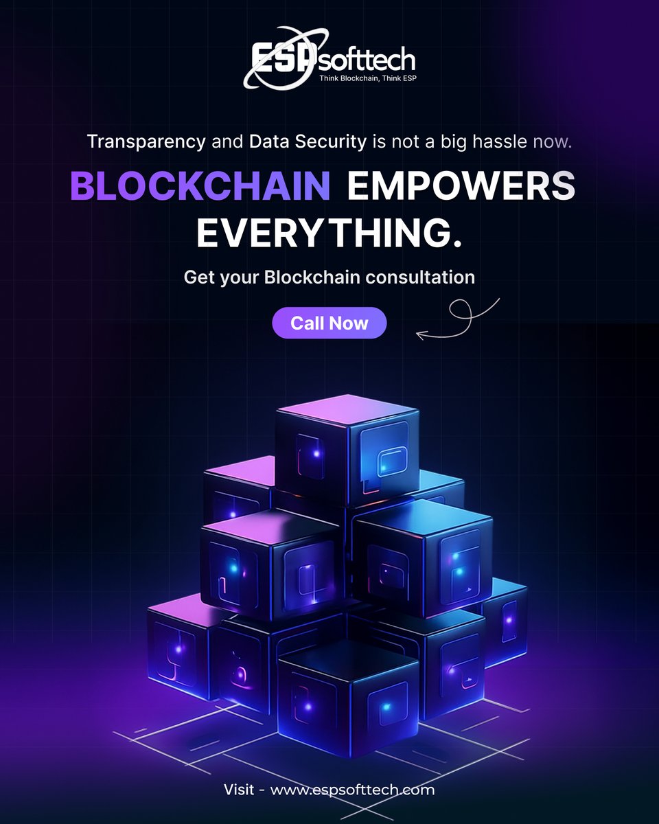 espsofttechpltd's tweet photo. Your data's security shouldn't be a compromise.
We build unbreachable transparency with cutting-edge blockchain solutions.
Let our experts at a premier Blockchain Development company in India show you how.
#blockchaintechnology #innovationculture #dmforinfo https://t.co/4Y6PpNhAYi