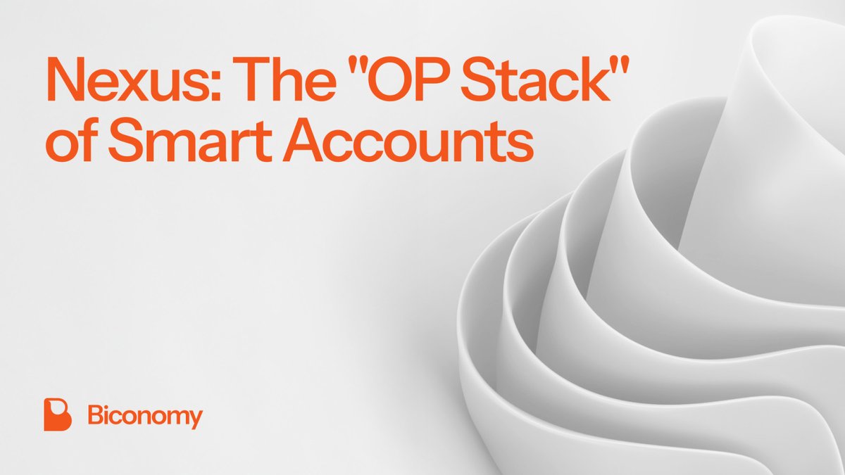 Q: Is Nexus to smart accounts what the OP Stack is to L2s?

A: Absolutely, it's a neutral, standards-driven foundation for anyone to build on.

Just as diverse chains build on the OP Stack, leading teams like
<a href="/Gemini/">Gemini</a>, <a href="/Moca_Network/">Mocaverse 🛫TOKEN2049 Singapore 🇸🇬</a>, <a href="/animocabrands/">Animoca Brands ✈️TOKEN2049 🏎️🏁</a>, <a href="/MagicNewton/">Newton</a> and <a href="/superformxyz/">Superform</a>