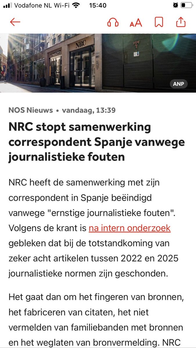 NielsAhob2's tweet photo. Het meten met twee maten door de NOS. 

In dit artikel de naam van de betreffende journaliste totaal niet benoemen, in het andere artikel de naam van in de kop van het artikel. 

#OumaimaAbalhaj #NRC #MickvanWely #Telegraaf 

@NOS @OmroepOmbudsman @nvj @thomasbruning https://t.co/alh4dHbJCT