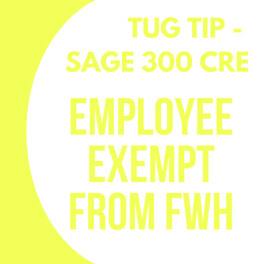 Check out this week's Sage 300 CRE Tip!

You can view it here: tugweb.com/news/708431/Em…