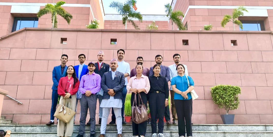 anilkantony's tweet photo. Interacted with a visiting delegation of student leaders from Nepal at @BJP4India National Headquarters today. @Rohit_Chahal 🇮🇳 🇳🇵 https://t.co/plsWfCEg5J