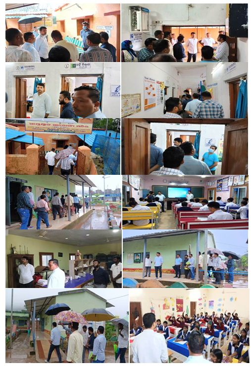 BDO_Khairput's tweet photo. Collector &amp; DM ,Malkangiri,P.A,ITDA,Malkangiri and BDO,Khairput along-with block staffs visited Andrahal,Mudulipoda,Rasbeda and Govindpali GPs to review status of houses under PMAY-G,PM-JANMAN as well as PHC,AWC,Schools.@dm_malkangiri @zp_malkangiri @PRDeptOdisha @CMO_Odisha https://t.co/TwYPQZSuq1