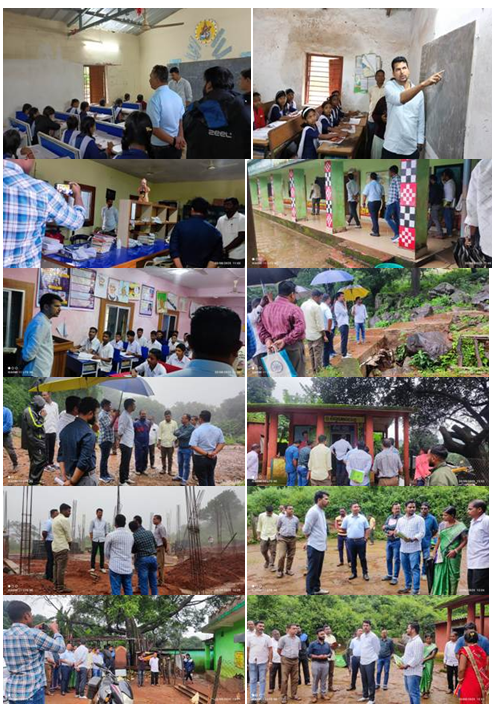 BDO_Khairput's tweet photo. Collector &amp; DM ,Malkangiri,P.A,ITDA,Malkangiri and BDO,Khairput along-with block staffs visited Andrahal,Mudulipoda,Rasbeda and Govindpali GPs to review status of houses under PMAY-G,PM-JANMAN as well as PHC,AWC,Schools.@dm_malkangiri @zp_malkangiri @PRDeptOdisha @CMO_Odisha https://t.co/TwYPQZSuq1