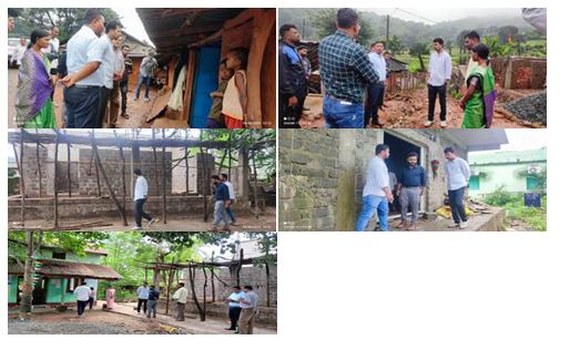 BDO_Khairput's tweet photo. Collector &amp; DM ,Malkangiri,P.A,ITDA,Malkangiri and BDO,Khairput along-with block staffs visited Andrahal,Mudulipoda,Rasbeda and Govindpali GPs to review status of houses under PMAY-G,PM-JANMAN as well as PHC,AWC,Schools.@dm_malkangiri @zp_malkangiri @PRDeptOdisha @CMO_Odisha https://t.co/TwYPQZSuq1