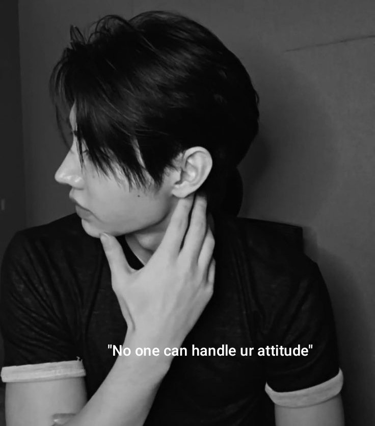 laventhesky's tweet image. ; No one can handle ur attitude

Sunghoon fewtweets au