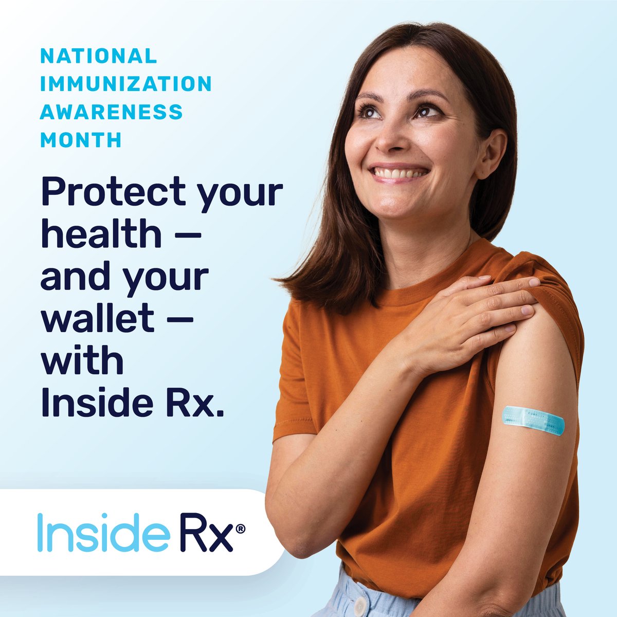 Inside_Rx's tweet photo. August is National Immunization Awareness Month. A great time to check your vaccines &amp; health. If meds are prescribed, Inside Rx may help you save. Search &amp; download a savings card in seconds.

https://t.co/FIgo5oV5q4 https://t.co/IhetBdTvvJ