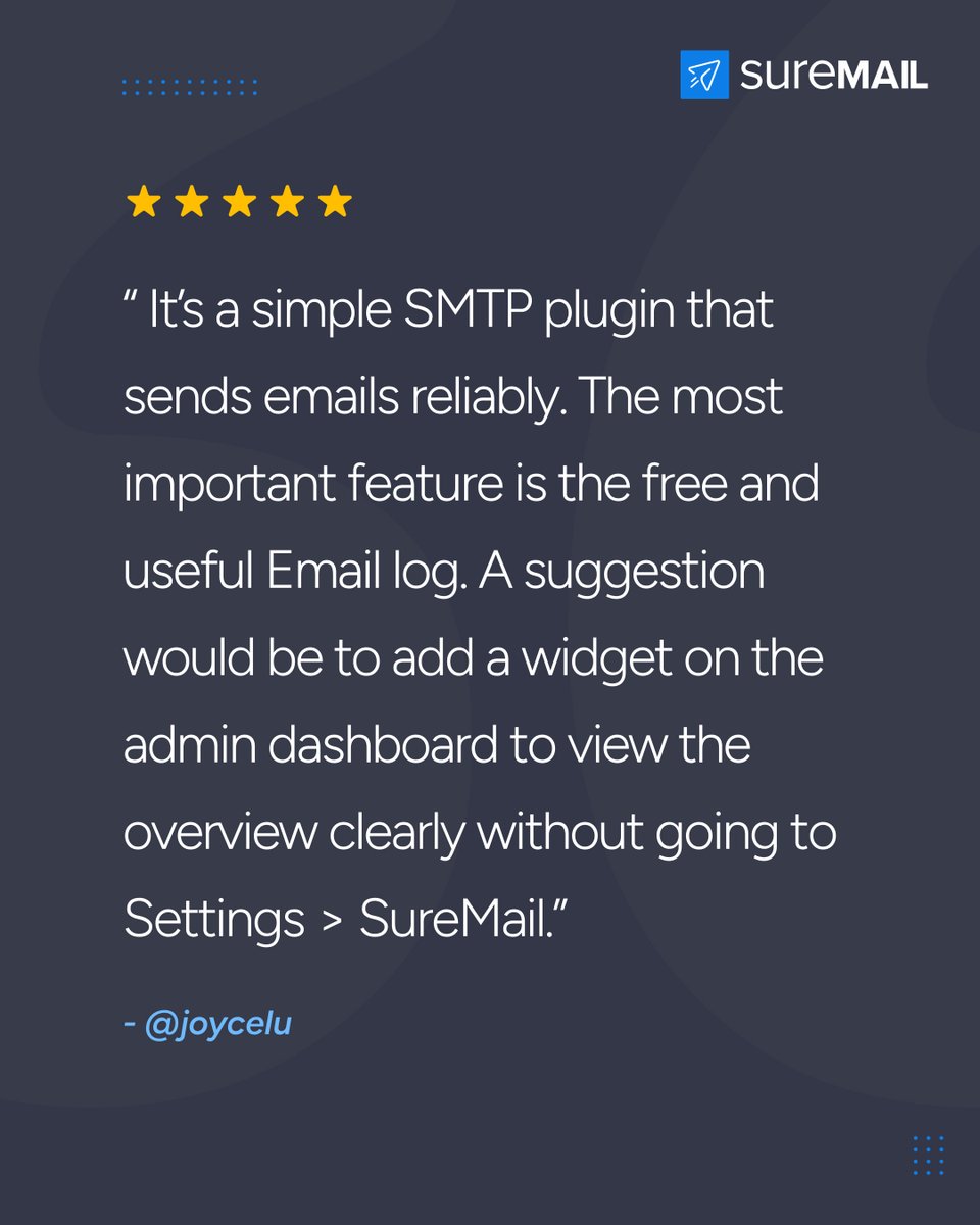 suremails tweet picture