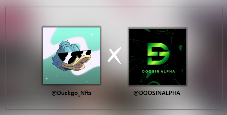 DOOSIN ALPHA (@doosinalpha) on Twitter photo We are excited to announce our partnership with <a href="/Duckgo_Nfts/">DuckGo | FREE MINT</a> We are excited to announce our partnership with <a href="/Duckgo_Nfts/">DuckGo | FREE MINT</a>