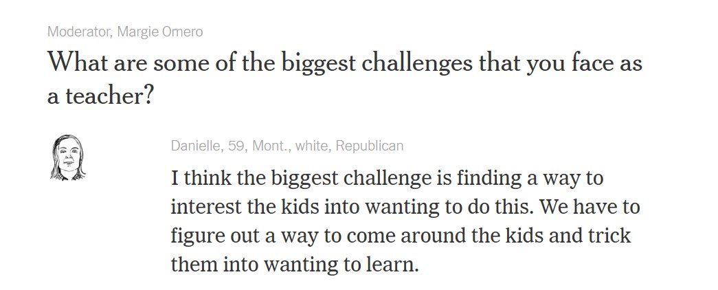 AI, Covid, and keeping kids engaged — teachers tell all in our latest focus group for <a href="/nytimes/">The New York Times</a>. Full story here: nytimes.com/interactive/20…