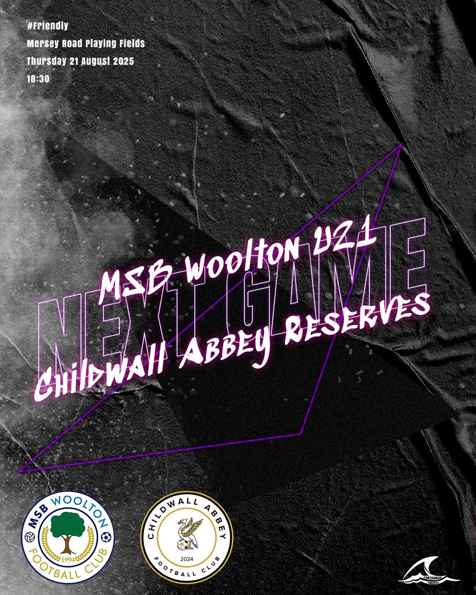 ChildwalAbbeyFC's tweet photo. Game tomorrow for the reserves, playing a new young @MSBWOOLTONFC u21s team.

Another friendly to get minutes in the legs and hopefully some fluidity in the team.

6:30pm KO on Mersey road ⚽⚽

Sponsored by 
Childwall Abbey Hotel 
Ashcroft Plastering  
Calisa Coffee Shop https://t.co/qJUbjV1YdQ