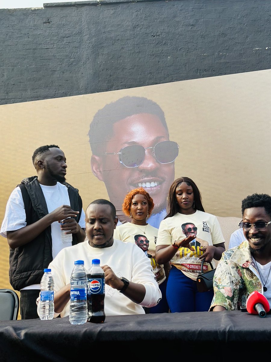 Already set for the presser at Lugogo cricket oval 
#TpaulLiveInConcert