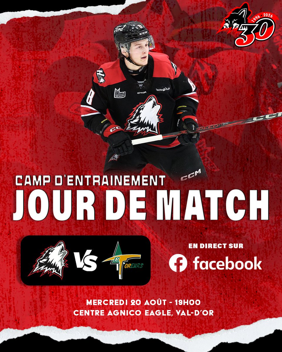 Huskies de Rouyn-Noranda (@huskiesrn) on Twitter photo 🚨🚨 JOUR DE MATCH 🚨🚨
Nous sommes de retour ce soir dans la Vallée-de-l'Or 🏒🐺
🕐 19h00
📍 Centre Agnico Eagle
🎦 Facebook des <a href="/ForeursVD/">Foreurs de Val-d’Or</a>
#HuskiesRN #LaVilleEstHuskies 🚨🚨 JOUR DE MATCH 🚨🚨
Nous sommes de retour ce soir dans la Vallée-de-l'Or 🏒🐺
🕐 19h00
📍 Centre Agnico Eagle
🎦 Facebook des <a href="/ForeursVD/">Foreurs de Val-d’Or</a>
#HuskiesRN #LaVilleEstHuskies