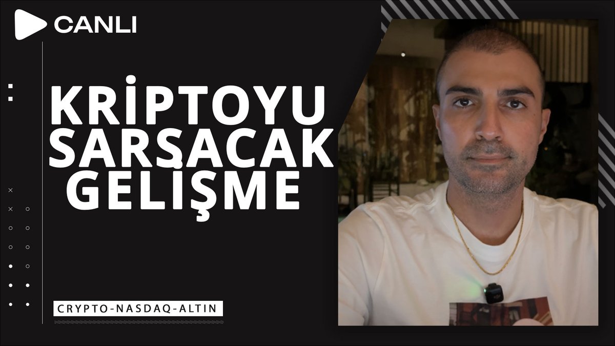 5 dakika sonra yayın başlıyor, düzeltme seviyelerini, düşüşün arkasındaki önemli gelişmeyi ve finalde $NST ile ilgili konuşacağız.

Bu mutlu günümüzde yayına katılırsanız beni cok mutlu edersiniz. ❤️

youtube.com/live/7ZDSQXXRs…