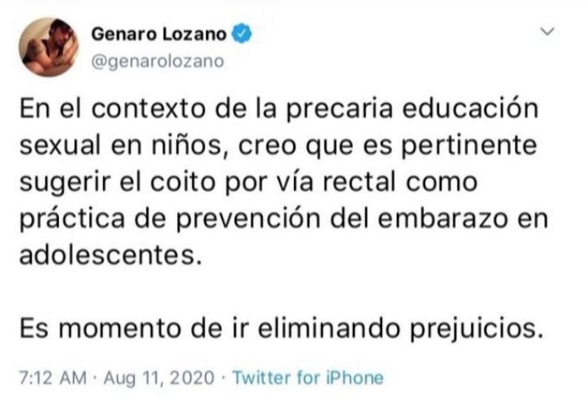 John McClane (@johnmclane44) on Twitter photo 🇲🇽Inaudito! 
La presidente de nuestro país, Claudia Sheinbaum, propone de manera directa y personal a este degenerado, Genaro Lozano, quien es un desviado y enfermo mental, para que represente a Mexico como embajador en Italia! 🇮🇹 
Vean como piensa y se expresa este animal… 👇 🇲🇽Inaudito! 
La presidente de nuestro país, Claudia Sheinbaum, propone de manera directa y personal a este degenerado, Genaro Lozano, quien es un desviado y enfermo mental, para que represente a Mexico como embajador en Italia! 🇮🇹 
Vean como piensa y se expresa este animal… 👇