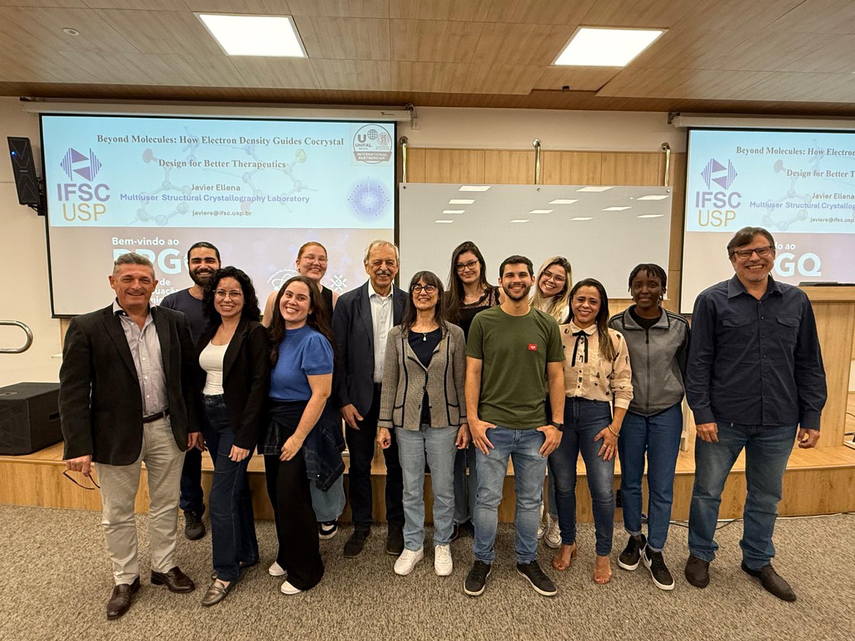 Very interested and productive week at the "workshop on Crystallography " at the Federal University of Alfenas with important international collaborations #crystallogaphy #lamucres #research #collaborations