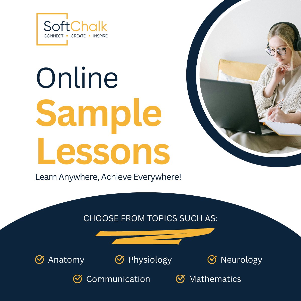 Learn Anywhere, Achieve Everywhere! ✨

Discover interactive online sample lessons across a variety of topics from healthcare to history. Start exploring today and see how engaging digital learning can be! 📚

👉 Check out the sample lessons:  hubs.ly/Q03Dy_Dt0