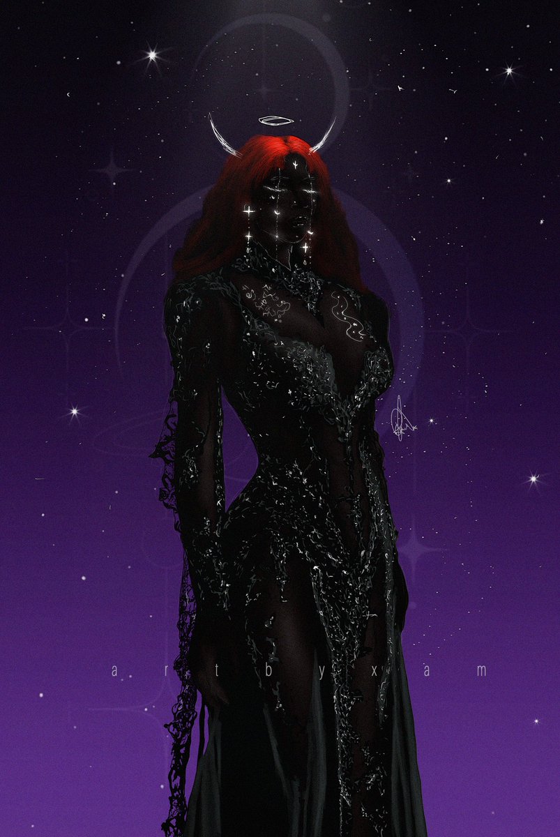 New Art 🖼️ 

“Goddess of Eternal Night”