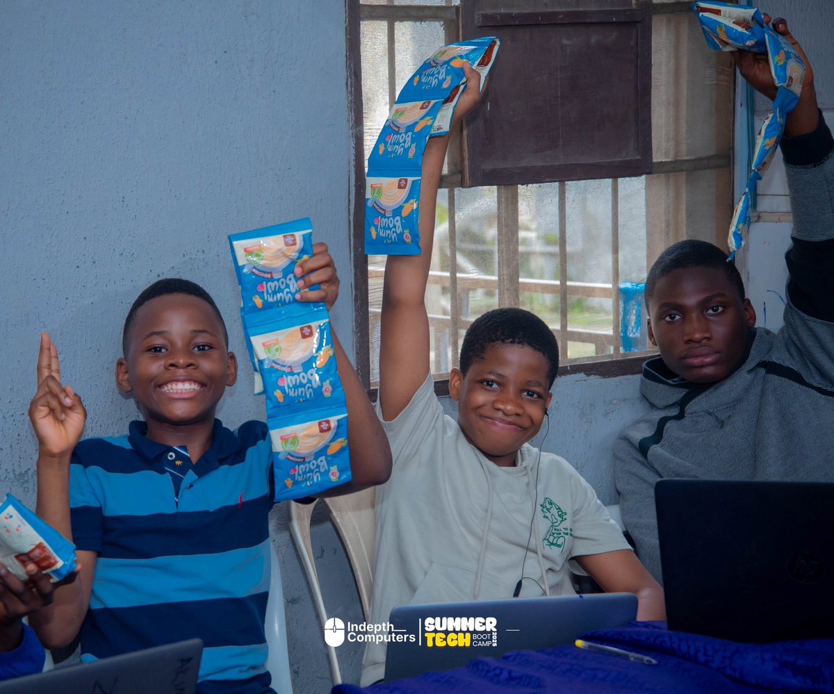 Indepthcomputer's tweet image. From tricky questions to tasty rewards🎉🧠🥣 
Quiz Day wasn’t just about answers… it was about energy, excitement, and the Indepth way of making every moment count.✨
@gpennyfoods 

#techandfun #creativekids #indepthcomputers 
#goldenpennyfoods