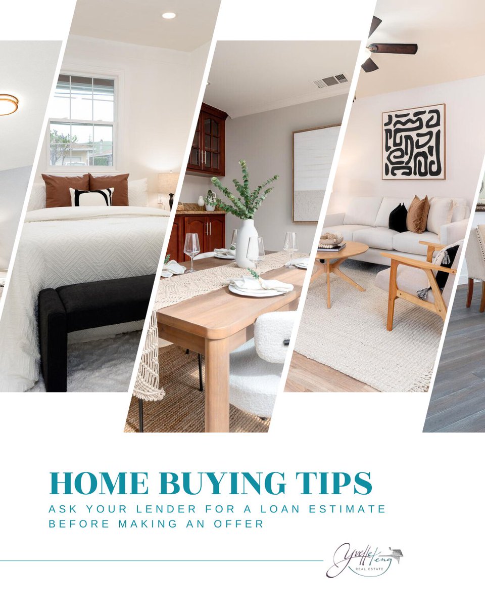 yvetteeverhome's tweet photo. 🏠 Home buying tip:

Ask your lender for a Loan Estimate BEFORE making an offer.

✅ See true costs
✅ Compare lenders
✅ Spot hidden fees
✅ Avoid delays later

Don’t wait till you're under contract.
Shop the mortgage like you shop the home.

#HomeBuying #MortgageTips https://t.co/T4hJ0dukvx
