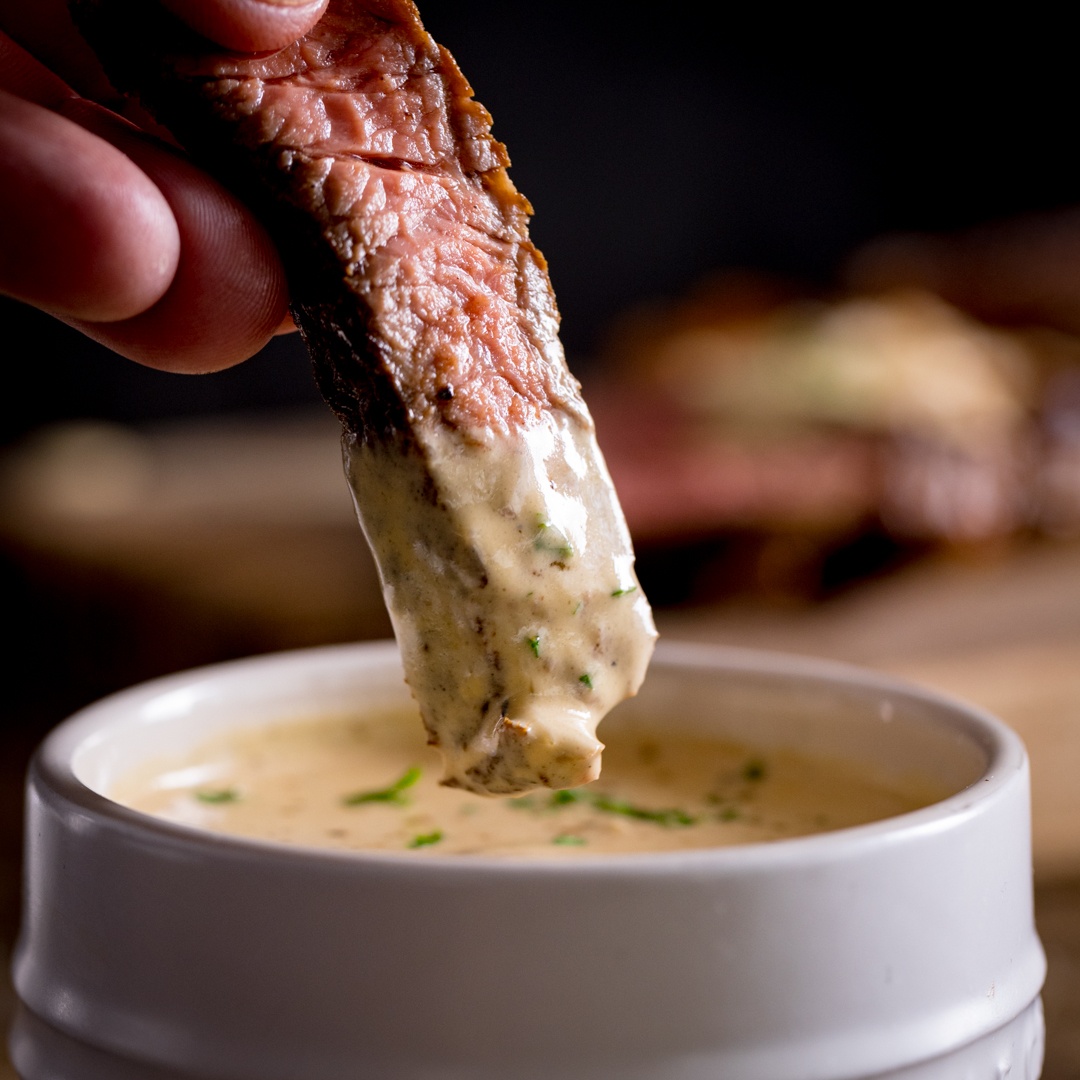 A classic retro sauce - Creamy Diane sauce, spiked with cognac and a touch of mustard, is one of my favourite sauces for steak. 😋
It's ready in less than 10 minutes, so you can easily make it while your steak is resting. 
kitchensanctuary.com/diane-sauce/
#steaksauce #foodie #easyrecipe