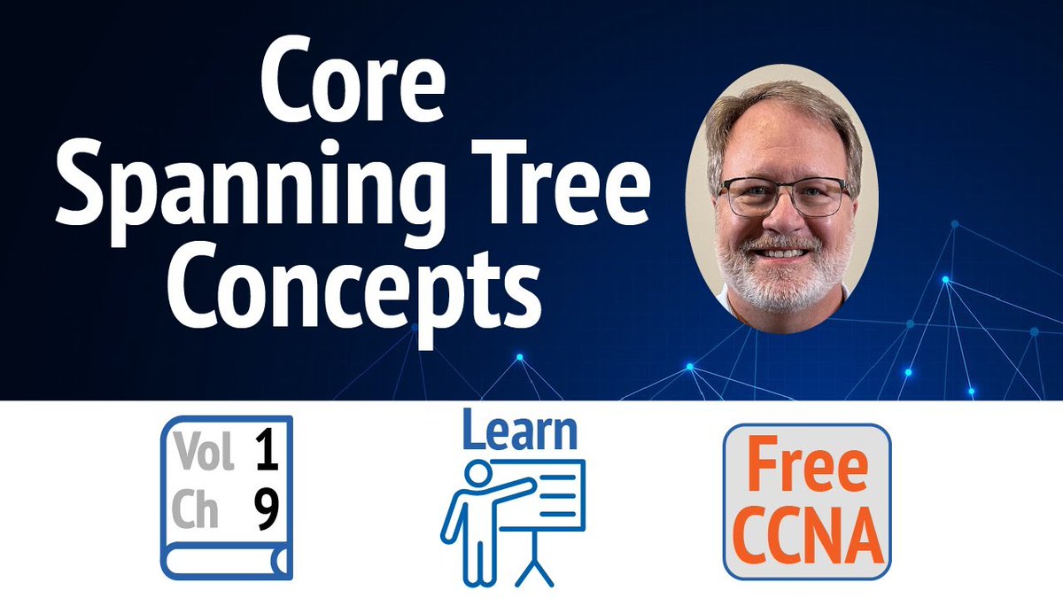 At my YouTube channel, it's Spanning Tree for the next few weeks... once I get to it. :-) A nasty bug kept me away for over a week, so no new video this week! But I'll be back next Wednesday with a new video digging into STP convergence (with review of course), with more STP the