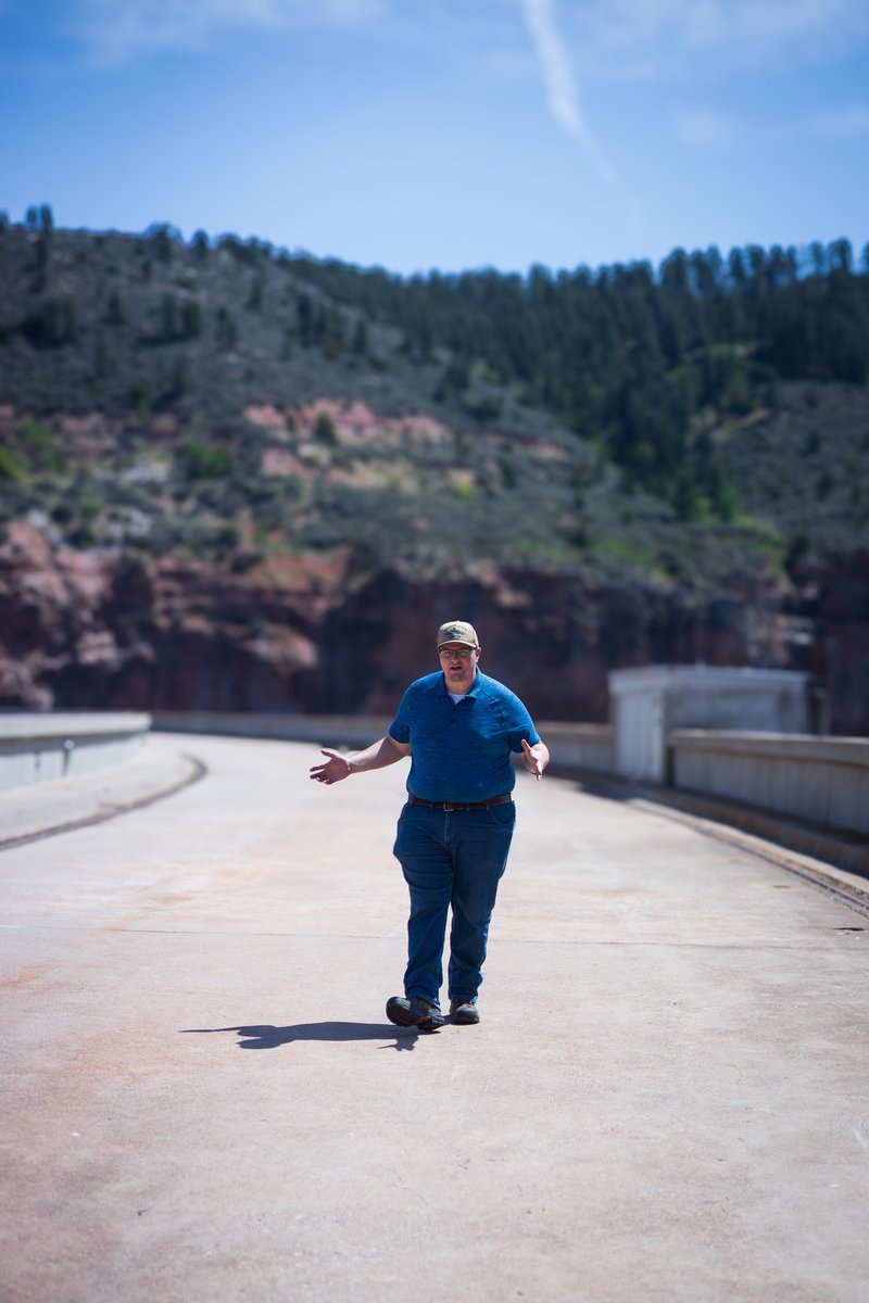 usbr's tweet photo. 💧 #HydroisHere at Yellowtail Dam!
On Aug. 7, teams from our Reclamation team came together for tours, training and connection—proving hydropower is about more than infrastructure. It’s about the people who power our mission. #Hydropower
📸: Austin Lewis /#usbr
#Hydropower #Reclamation
