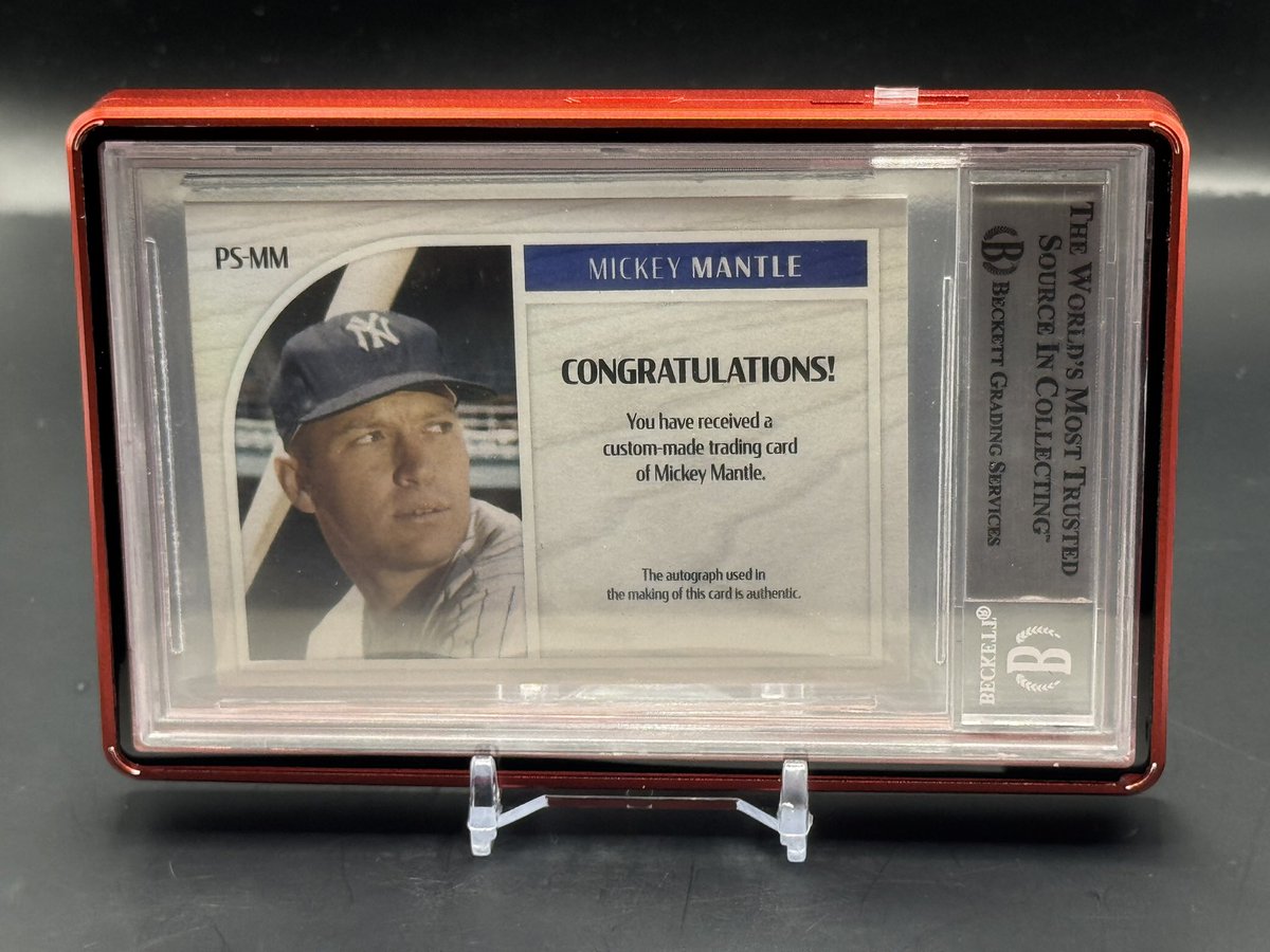TheCloset_Cards's tweet photo. Reallly cool one!

Mickey Mantle Custom Card 1/1 Beckett Authentic Cut Auto

$1000

If interested please DM me, will get you in contact with trusted seller 🫡 https://t.co/HMfeP84gjz