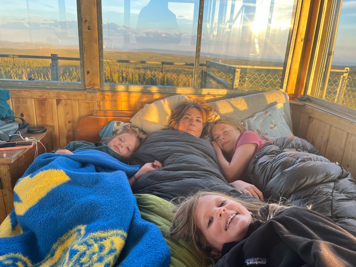 Last week we got to volunteer and stay at the Deadman Lookout west of Red feather Lakes for 2 days and nights. What a memorable experience an opportunity to climb 5 flights of stairs in a strong wind more times than I can count!