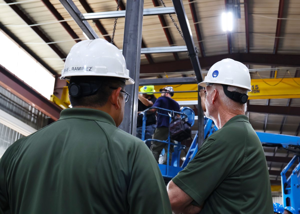 emiproductshtx's tweet image. CEO Fallon Egan Sr. observes the test fitting portion of a datacenter skid project. This attention to detail helps us deliver unmatched quality in our products.
#solutiondriven #datacenter #skid #steelfabrication