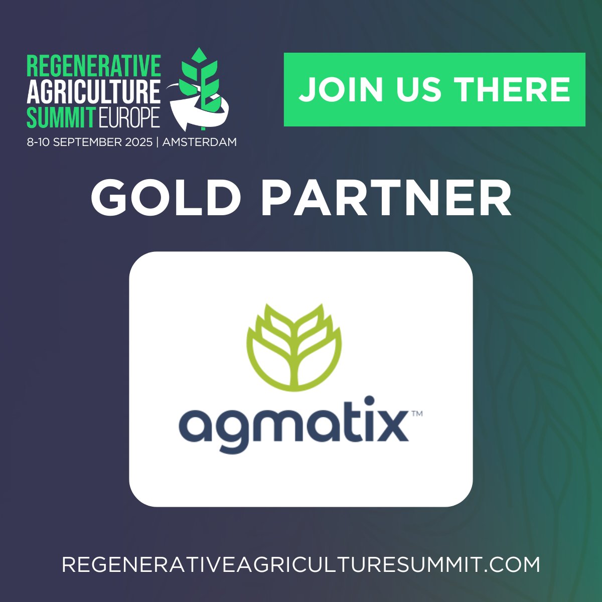 Will we see you at the Regenerative Agriculture Series this year in Amsterdam? 👀 Coming up soon – September 8-10!

Join us as we contribute in leading efforts to confront the toughest challenges in regenerative agriculture.