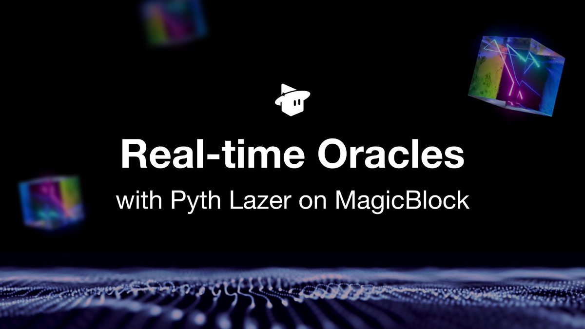 MagicBlock ✨ (@magicblock) on Twitter photo Traders need the fastest possible price updates to be profitable.
That's why we partnered with <a href="/PythNetwork/">Pyth Network 🔮</a> to bring you real-time price streams on @Solana
Here's how it works and how to implement it 🧵👇 Traders need the fastest possible price updates to be profitable.
That's why we partnered with <a href="/PythNetwork/">Pyth Network 🔮</a> to bring you real-time price streams on @Solana
Here's how it works and how to implement it 🧵👇