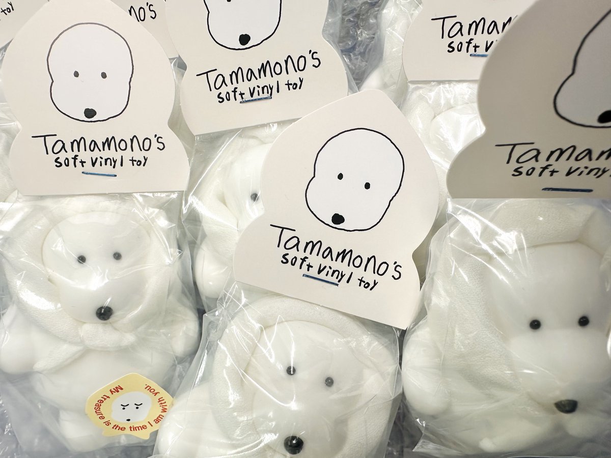 本日もお越しいただきありがとうございました！連日ご感想を沢山頂けて幸せです😭

豆粒のソフビは今回の分は売り切れてしまいましたが、たまもの達がたくさんうまれております！
また明日もぬいぐるみ達がお待ちしておりますのでどうぞよろしくお願い致します