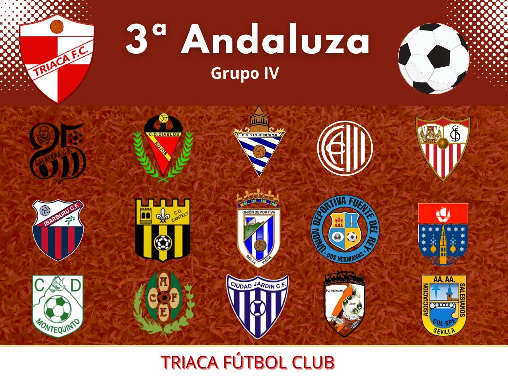El <a href="/TriacaFC/">Triaca Fútbol Club</a>, el equipo del barrio de San Bernardo, ya conoce a sus rivales con los que competirá en el grupo IV de Tercera Andaluza (Sevilla), en esta temporada 25-26.