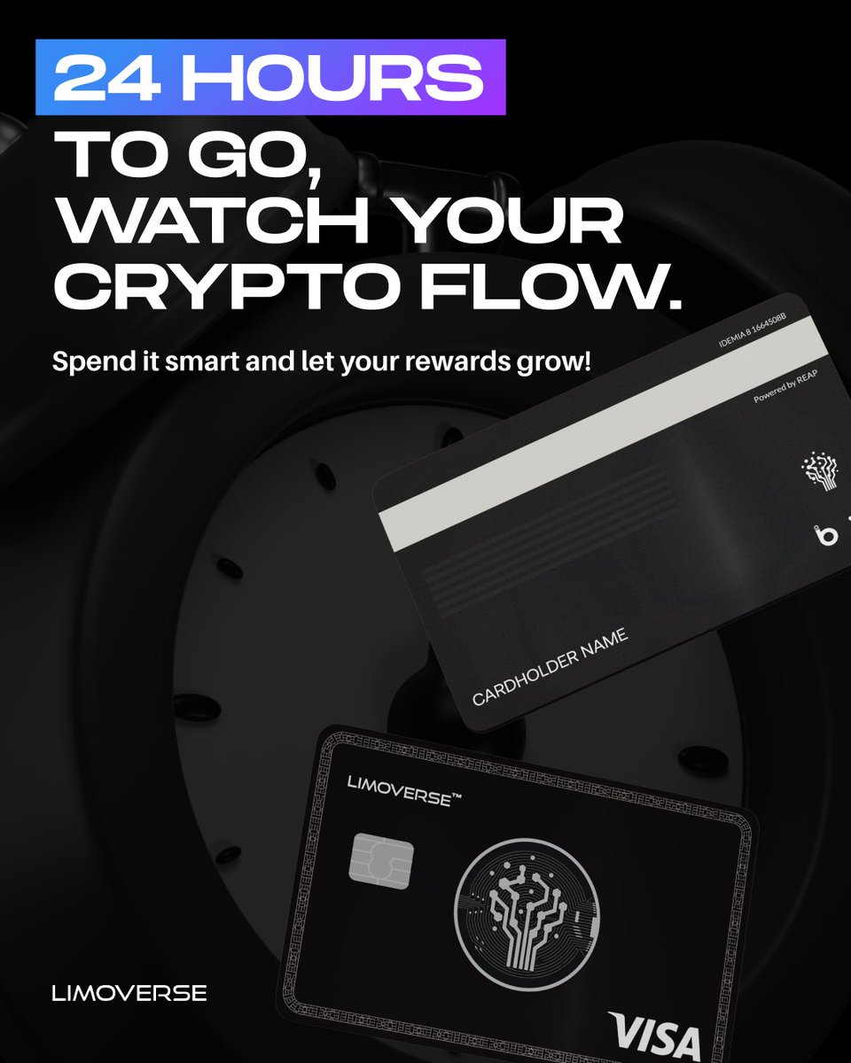 limoverseglobal's tweet photo. Imagine your crypto powering everyday life: coffee runs, grocery bills, even travel! 🌍 

With the Limoverse DeFi Card, every spend earns cashback &amp; exclusive rewards.

It’s not just a card, it’s your lifestyle upgrade in the world of DeFi! 🔥 https://t.co/PkovliuBaz