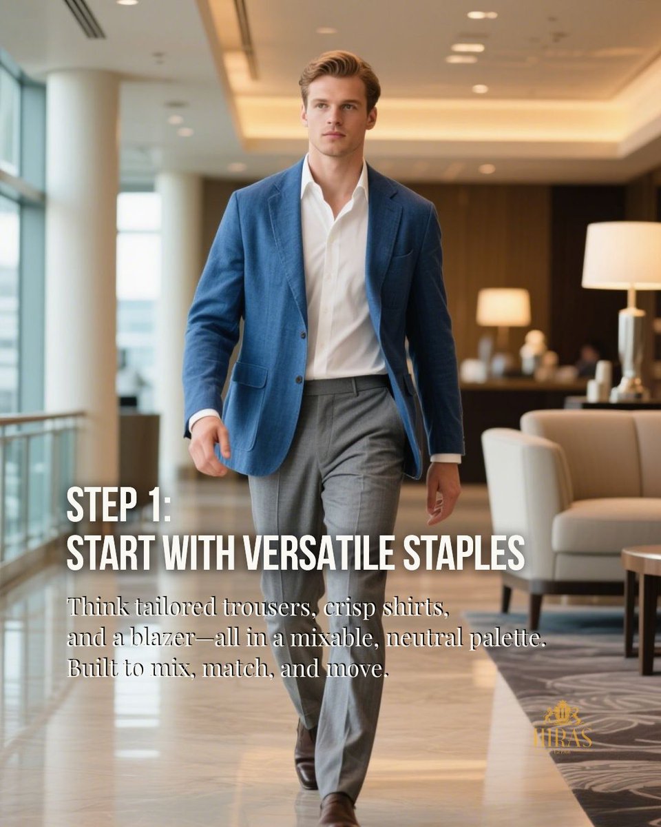 HirasFashion's tweet image. Jet. Set. Style.✈️

Build a travel wardrobe that works as hard (and smart) as you do.
✨ 3 bespoke steps
✨ Less bulk, more polish
✨ Crafted for wherever life takes you

📍Book your fitting – link in bio

#HirasBespoke #JetSetStyle #LuxuryMenswear