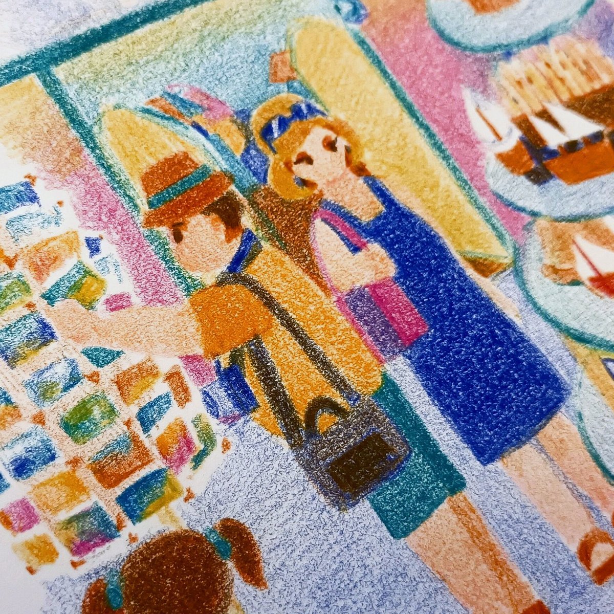 🐚🪼 gift shop 🪼🐚
#みんなで楽しむTwitter展覧会 #イラスト #illustration #kidlit #일러스트 #絵