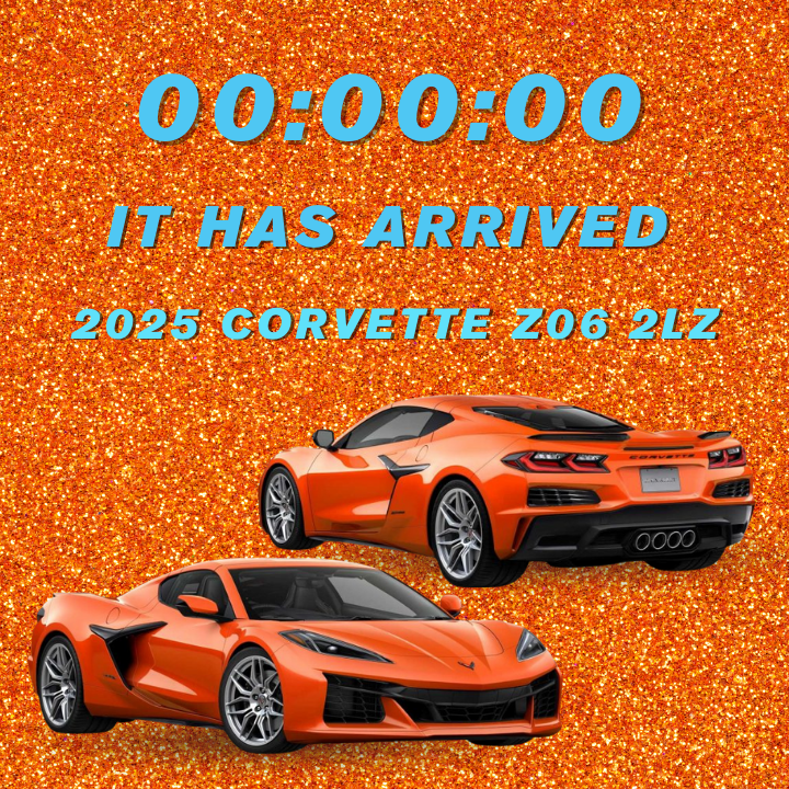 ChevyOlathe's tweet image. 🚨 Stop everything. It just arrived. 🚨

👉 Click here to for more information: ow.ly/nETt50WInPi

The 2025 Chevrolet Corvette Z06 2LZ is now on the showroom floor at Chevy Olathe. 🏎️💨 Sleek. Fierce. Legendary.

#CorvetteZ06  #AmericanSupercar #NextLevelPerformance
