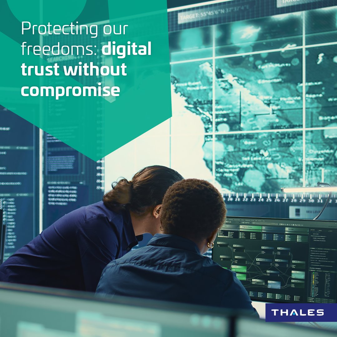 🔐 The same digital tools that power modern life can also erode rights &amp; resilience.

At #DSEI25, Thales shows how to protect people, data &amp; national lifelines — without compromise.

👉 Visit us at Stand S8-110.

thls.co/ZL4b50WIQLf

#CyberSecurity #ThalesUK