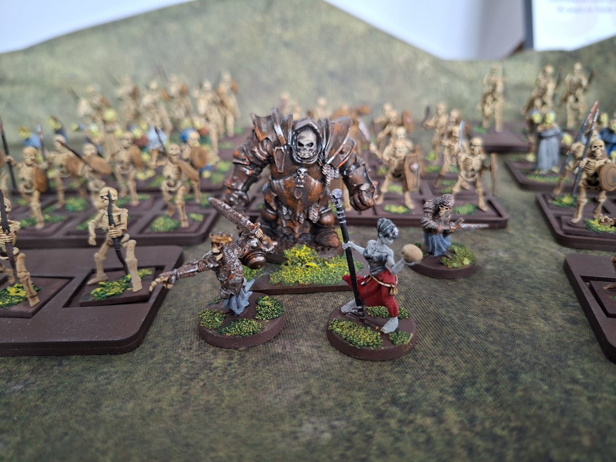 1stAlterations's tweet photo. Just by changing the leaders the whole character of the army changes.  So I have several undead armies for scenarios and campaigns. https://t.co/qEd4E6xRRE
