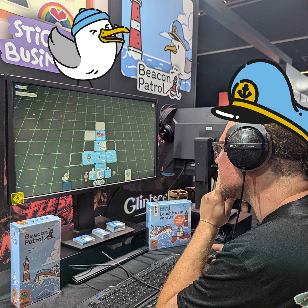 I'm so happy and proud that #BeaconPatrol is presented at this year's <a href="/gamescom/">gamescom</a> 🤩🥰

Thanks to <a href="/AssembleTeam/">Assemble Entertainment 🎮</a> you can try it out yourself in the Indie Area in Hall 10.2 ✨

I will be at Gamescom too on Thursday and Friday. So let me know if you would like to meet up 📆

#indiedev