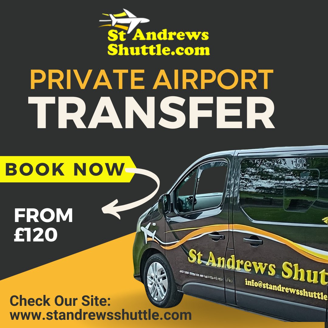 StAShuttle's tweet image. We offer many different services at St Andrews Shuttle from our shuttle service, shared transfers, private transfers to golf transfers and private tours. 
#airporttransfer #shuttleservice #sharedshuttle #privatetransfer #golf #tour #standrewsshuttle 
@welcometofife @BidStAndrews